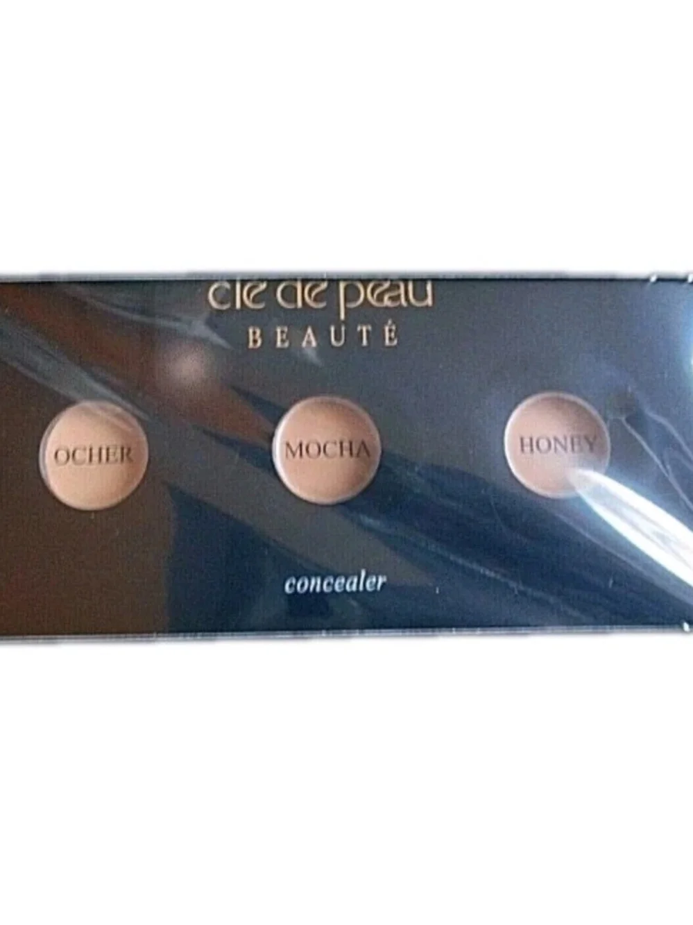 SET OF 3 CLE DE PEAU BEAUTE CONCEALER SAMPLE OCHER MOCHA HONEY 0.6 G .02 OZ EACH